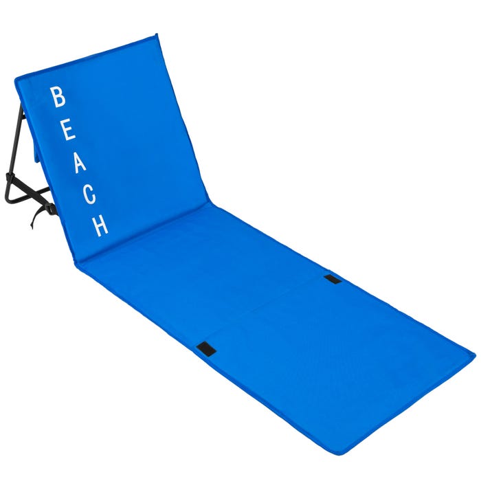 Strandmatte mit verstellbarer Lehne