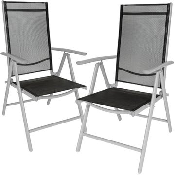 2 Aluminium Gartenstühle klappbar