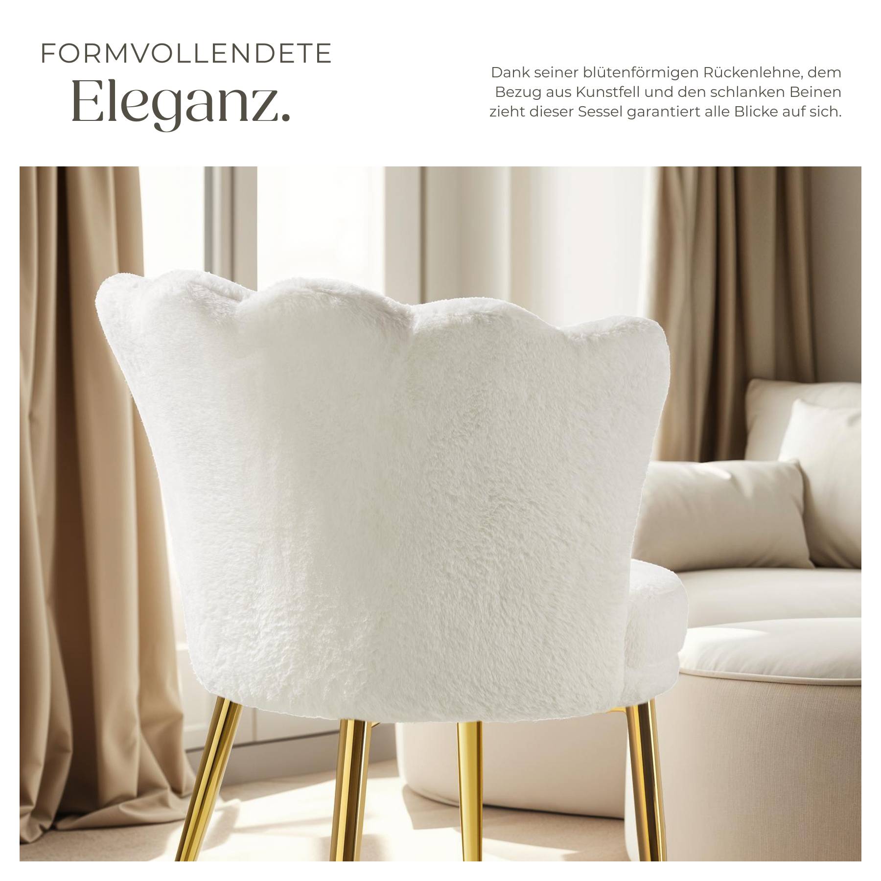 Sessel Stella, dicke Polsterung, 67x64x76cm