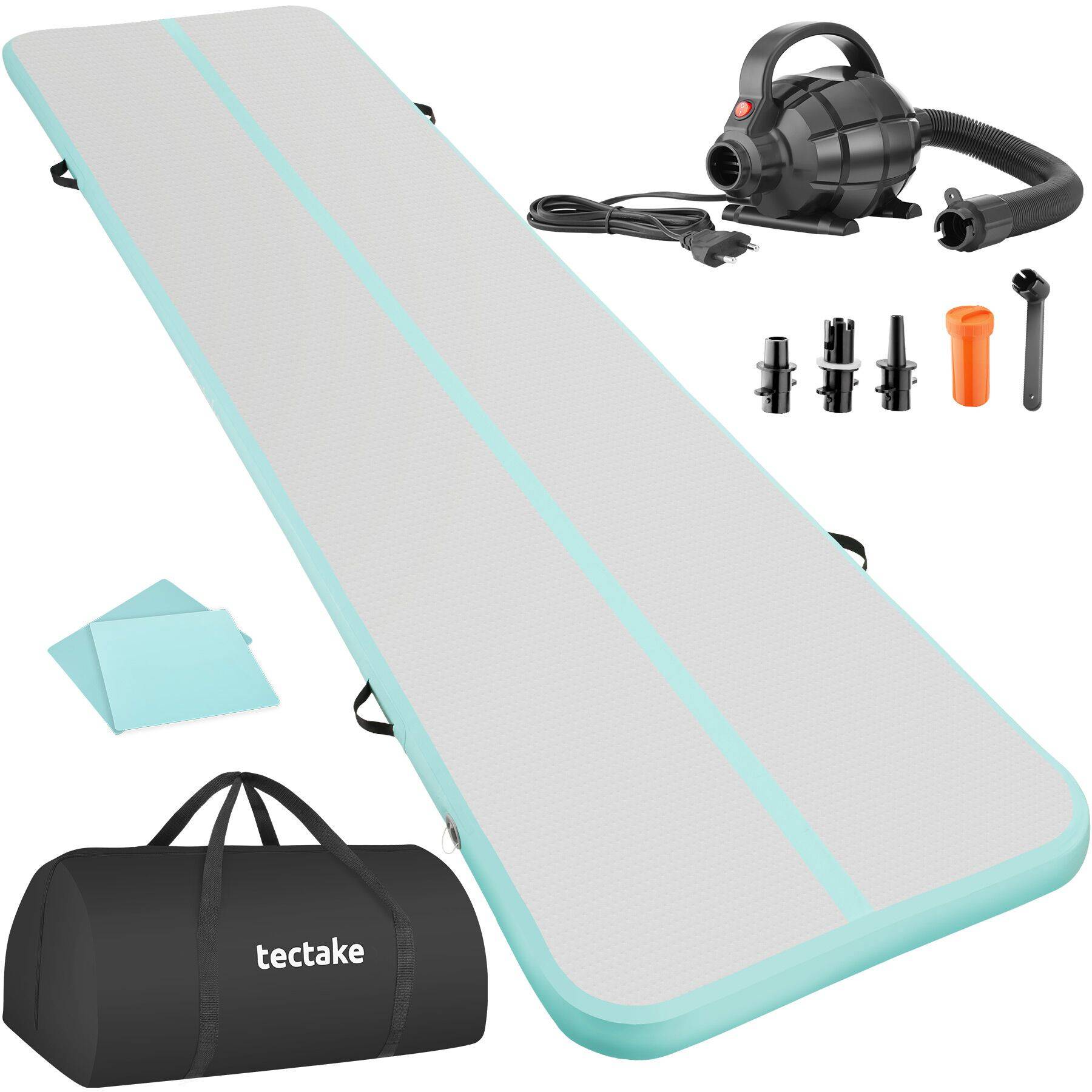 Aufblasbare Trainingsmatte AirFlexy mit elektr. Luftpumpe