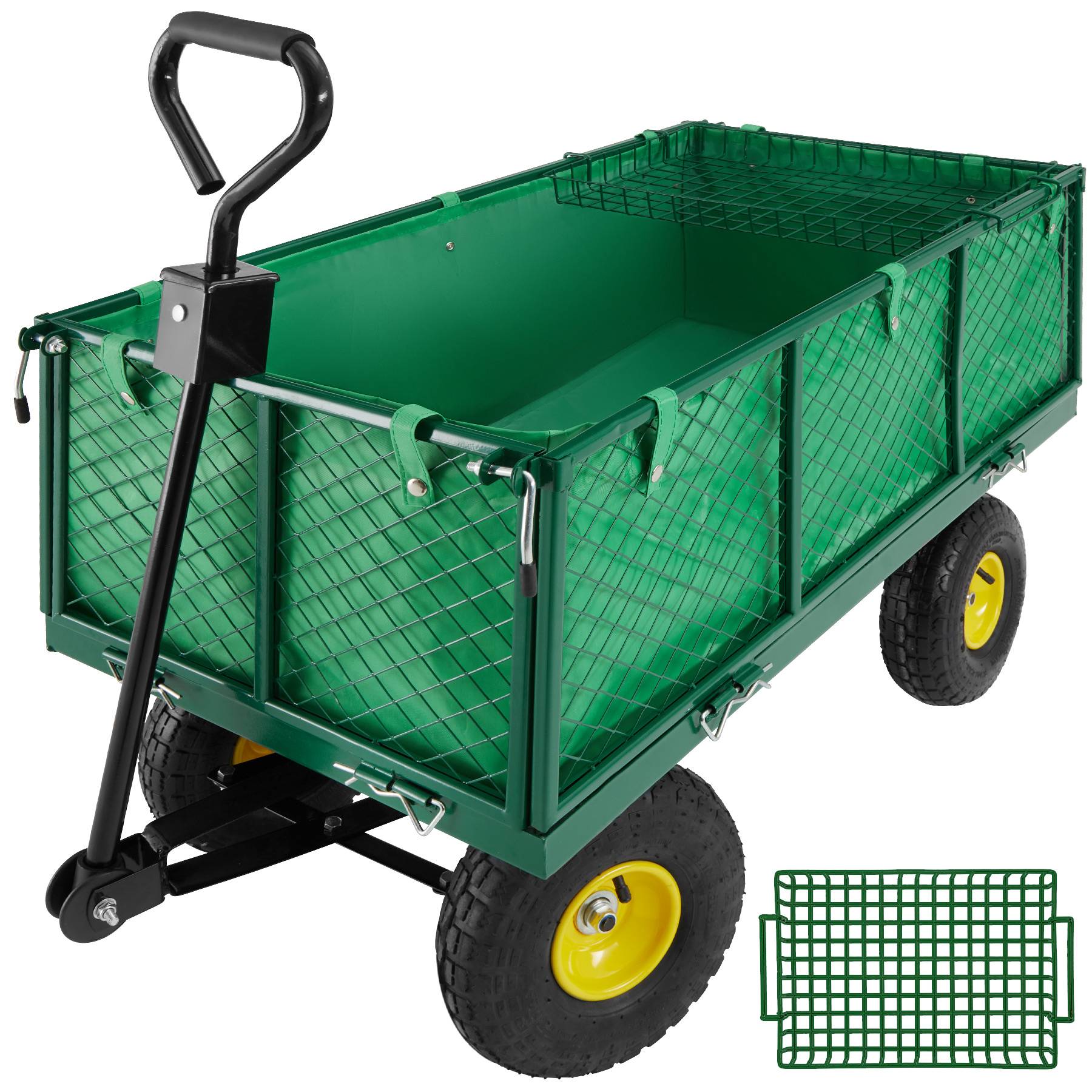 ONBEST Bollerwagen Mit Klapp Baren Seitenwänden ? Produktbild-Vorschau 7