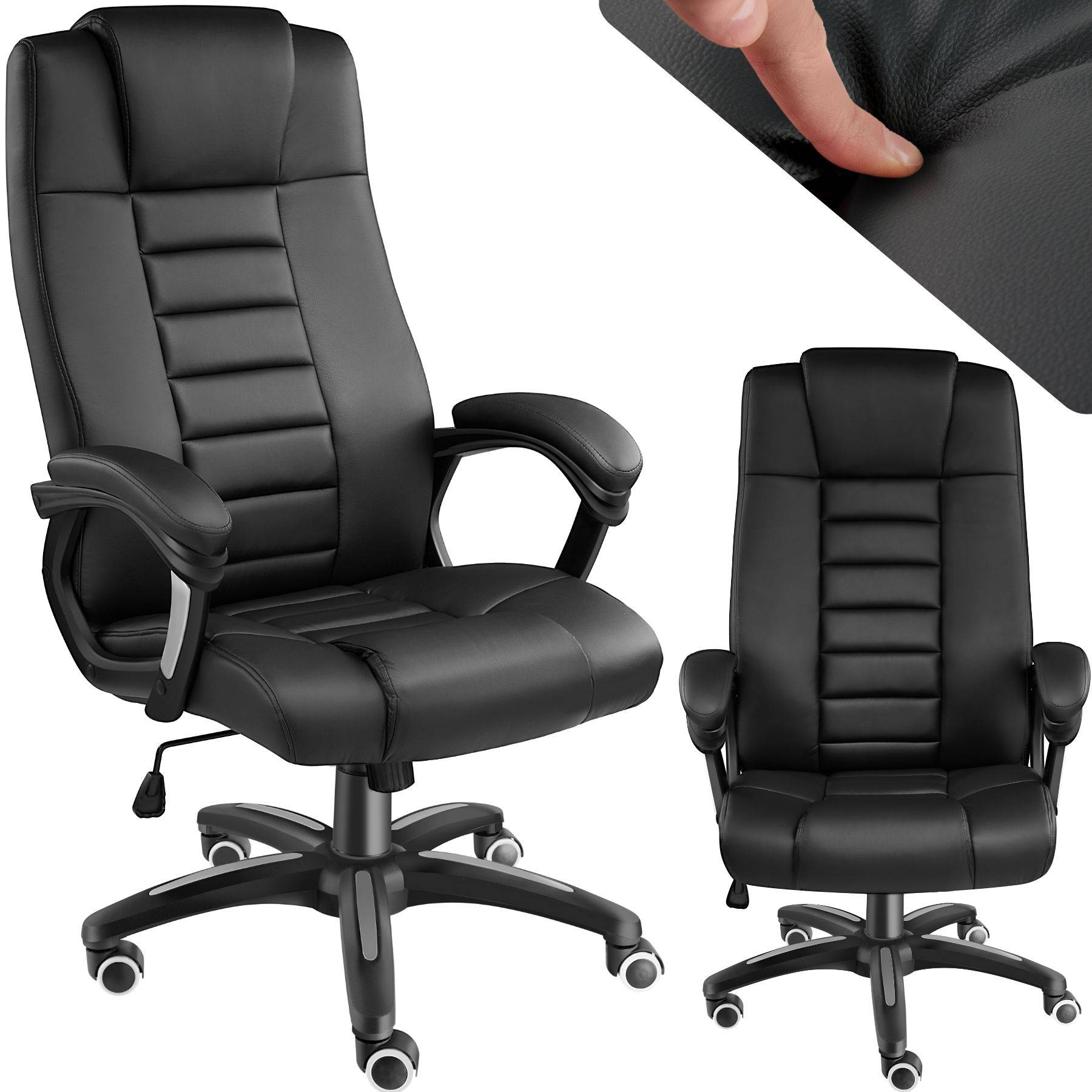 Bürostuhl MAFZ, 360° drehbar und stufenlos höhenverstellbar, mit 