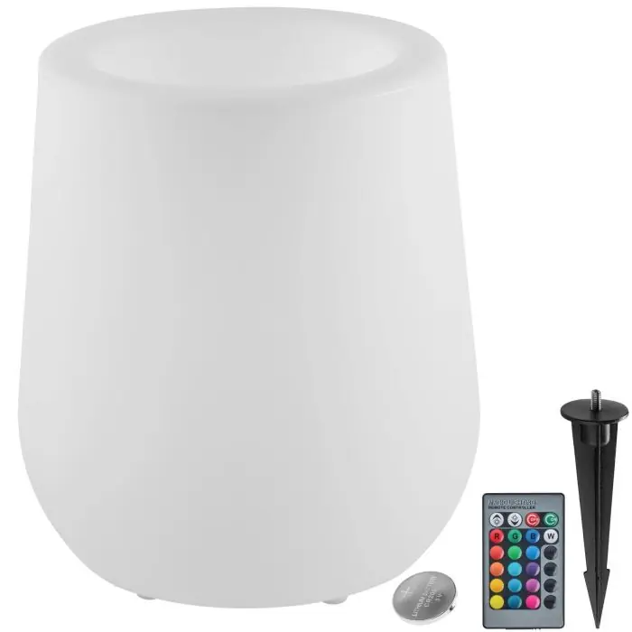 LED-Blumentopf Luminous Courve Pot