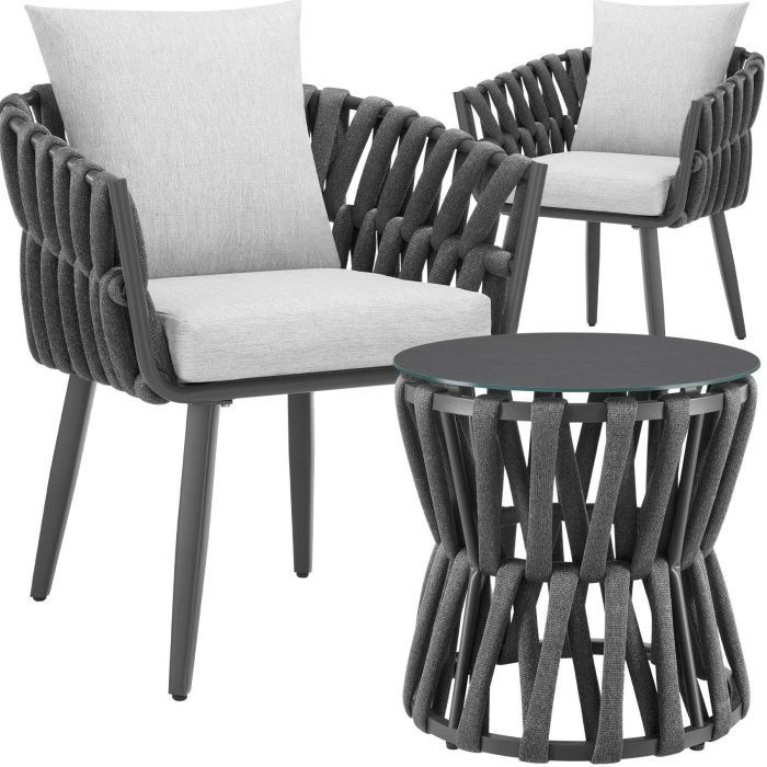 Aluminium Gartenlounge-Set Lugano