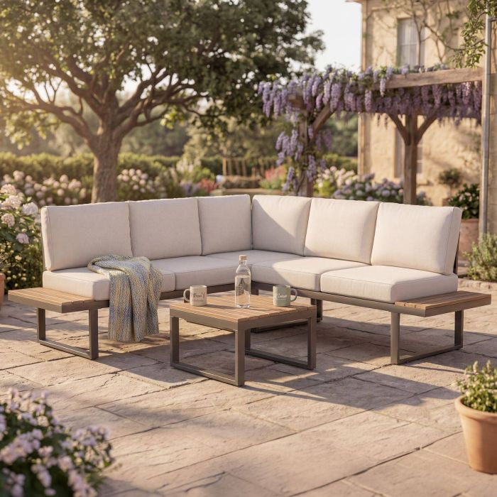 Aluminium Garten-Lounge-Set Eliar online kaufen