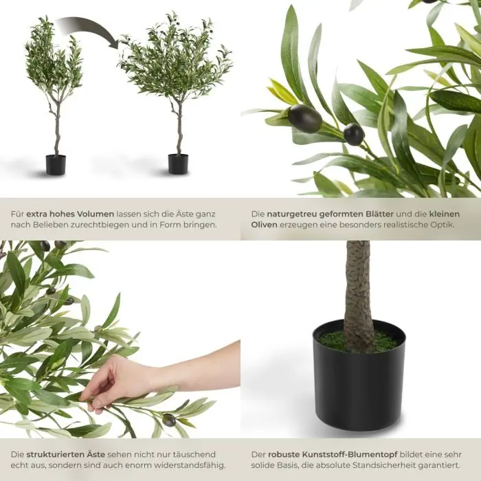 Knstlicher Olivenbaum Oleand online kaufen | tectake