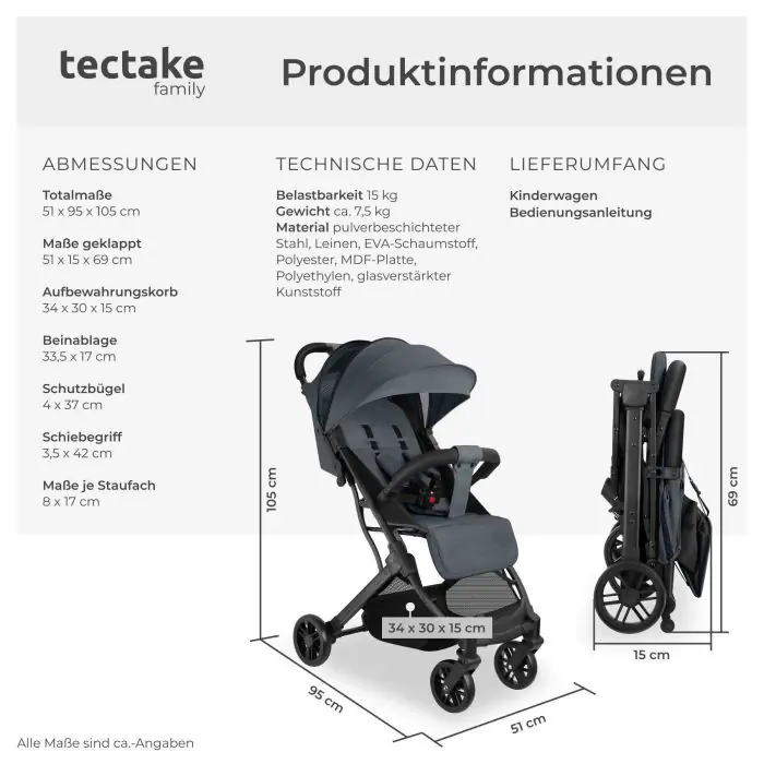 Buggy-Kinderwagen Finn online kaufen | tectake