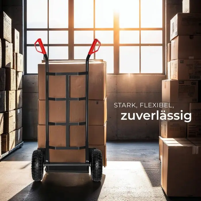 Sackkarre Transportkarre Handkarre 200 kg PU-Räder pannensic (Neu und originalverpackt) in