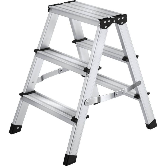 Doppelseitige Aluminium Trittleiter