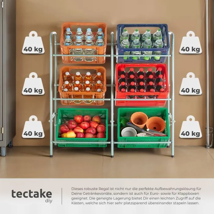Getrnkekistenregal online kaufen | tectake
