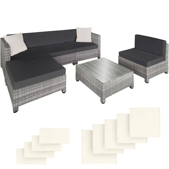 Aluminium Rattan Lounge