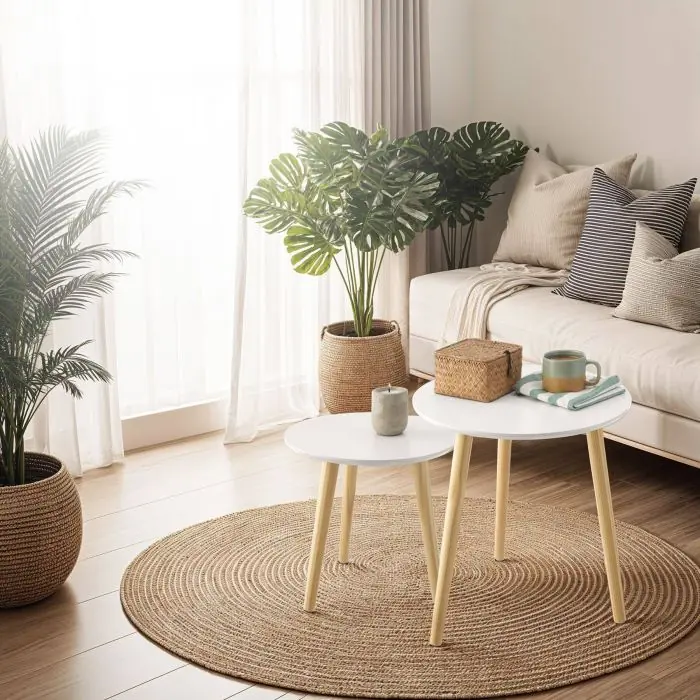 teppich esszimmer waschbar Wohnzimmer Skandinavisches Design Fransen Wendeteppic Wohnzimmerteppich