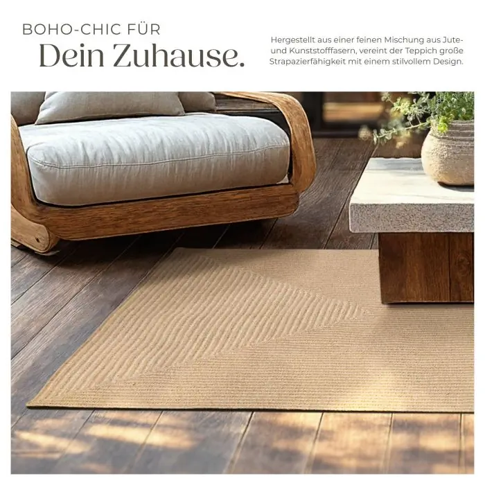 Geflochtener Teppich Vibe online kaufen