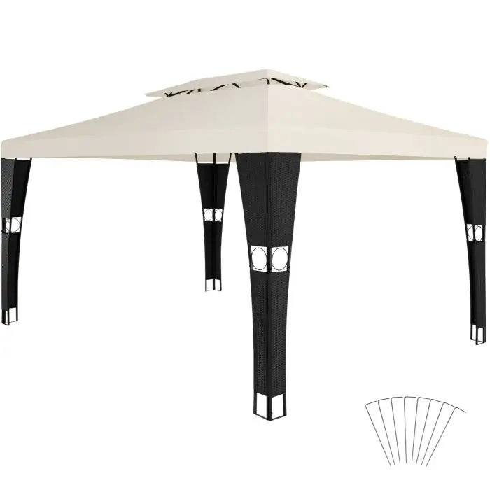 Rattan Gartenpavillon Mona