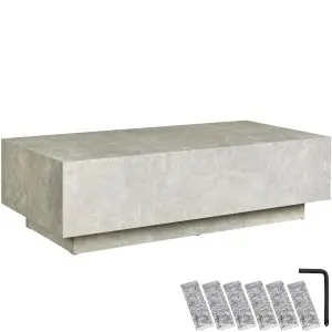 Couchtisch Lasley mit Standfu&szlig;, Belastbarkeit 45 kg