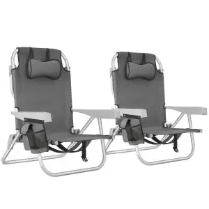 Aluminium Strandstuhl Coral, klappbar mit Rucksackfunktion