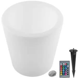 Leuchtzylinder Luminous Curve Cooler, LED, mit Fernbedienung