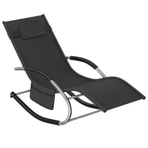 Gartenliege Taya, ergonomisch, Schwingfunktion