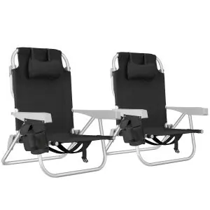 Aluminium Strandstuhl Coral, klappbar mit Rucksackfunktion