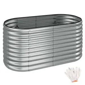 Hochbeet Flormma, 804l, verzinkt, 160x80x80cm