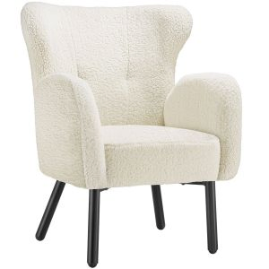 Sessel V&auml;nersborg, dick gepolstert, mit Boucl&eacute;-Bezug