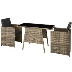 Rattan Sitzgruppe Lausanne 2+1