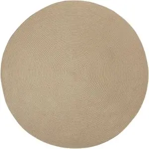 Geflochtener Teppich Vibe aus Jute- und Kunststofffasern