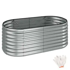Hochbeet Flormma, 603l, verzinkt, 160x80x60cm