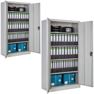 Set Aktenschrank mit 5 B&ouml;den 180x90x40cm