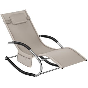 Gartenliege Taya, ergonomisch, Schwingfunktion