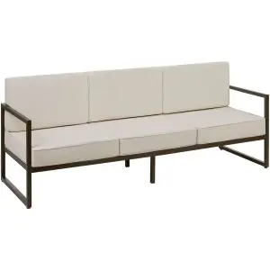 Garten-Loungesofa Comosa, 3-Sitzer, XXL-Polsterung