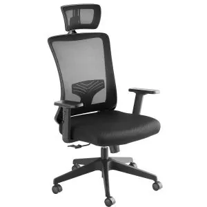 B&uuml;rostuhl Phoibe ergonomisch mit verstellbarer Kopfst&uuml;tze
