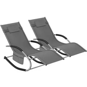 Gartenliege Taya, ergonomisch, Schwingfunktion