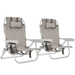 Aluminium Strandstuhl Coral, klappbar mit Rucksackfunktion