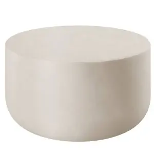 Runder Couchtisch Ronan, f&uuml;r In- & Outdoor, 80x39,5 cm 