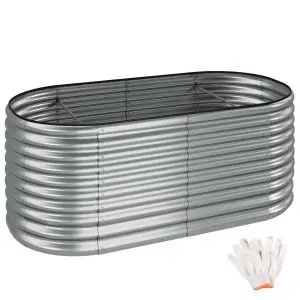 Hochbeet Flormma, 1257l, verzinkt, 200x100x80cm